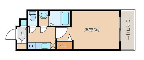 北浜駅 徒歩8分 5階の物件間取画像